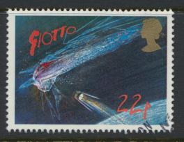 Great Britain  SG 1313 SC# 1134 Used / FU with First Day Cancel - Halley's Comet