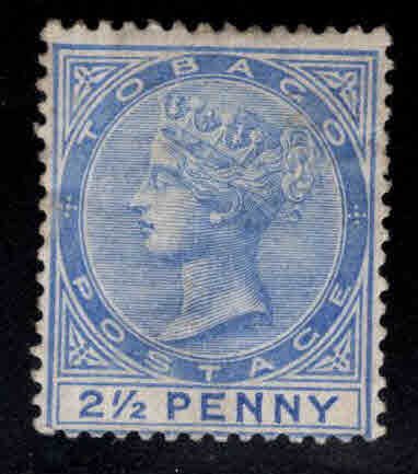 Tobago Scott 18 MH*  Queen Victoria 1883 CA wmk 2