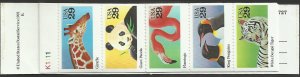 # 2705-2709 Mint Never Hinged ( MNH ) Full Booklet WILD ANIMALS