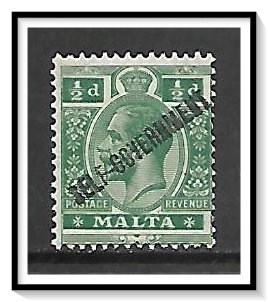 Malta #77 King George V Overprinted MH
