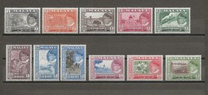 MALAYA/JOHORE 1960 SG 155/65 MNH Cat £70