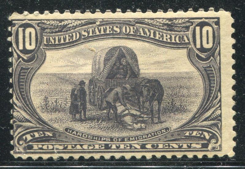 1898 US Stamp #290 A105 10c Mint Original Gum Trans-Mississippi Expo Value $135