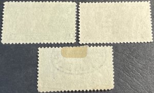 U.S.# 617-619-USED--COMPLETE SET--1925