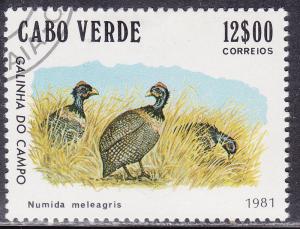 Cape Verde 440 Used 1981 Guinea Fowl