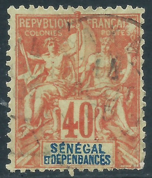 Senegal, Sc #48, 40c Used