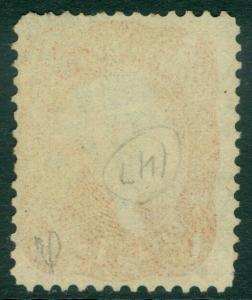 EDW1949SELL : USA 1862 Scott #75 Used. Choice color. PSAG Certificate. Cat $475.