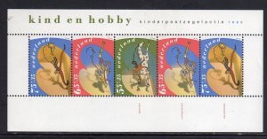 NETHERLANDS #B655a 1995 CHILDREN HOBBIES MINT VF NH O.G S/S