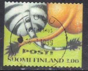 FINLAND SC # 1101  **USED**3m  1999  ANIMAL TAILS      SEE SCAN