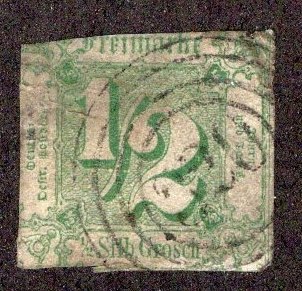 Thurn & Taxis #9 Used *Minor Fault* ~jm-2023