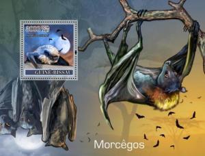 GUINEA BISSAU 2007 SHEET BATS WILDLIFE