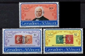 St.Vincent 1979 Sc#545/547 Sir Rowland Hill Set (3) MNH