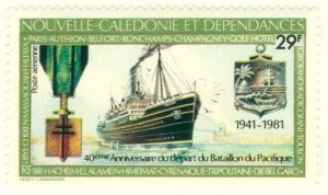 NEW CALEDONIA C174 MNH CV $3.00 BIN $2.00