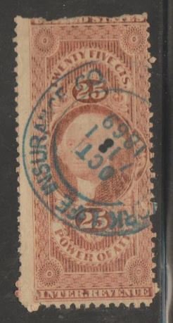 U.S. Scott #R48c Revenue Stamp - Used Set of 2 - IND