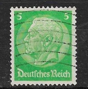 GERMANY - 1933 - III rd REICH - Hindenburg - Used - 5 -