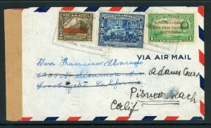 Nicaragua 1942 Censored Airmail Momotombo Cover U716 ⭐