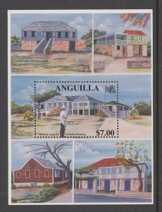 Anguilla 1033 Architecture Souvenir Sheet MNH VF