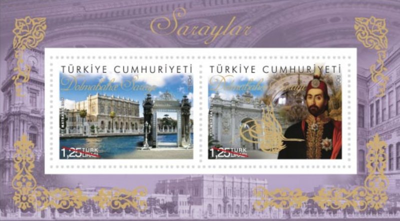 TURKEY 2015 - DOLMABAHCE PALACE, OTTOMAN, ISTANBUL, SULTAN ABDULMECID