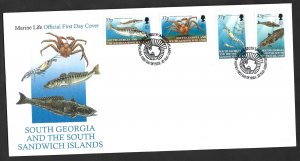 SOUTH GEORGIA  & THE SOUTH SANDWICH ISLANDS  MARINE LIFE    2001