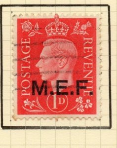 Britain Middle Eastern Forces 1949 Early Issue Fine Used 1d. Optd NW-158081 