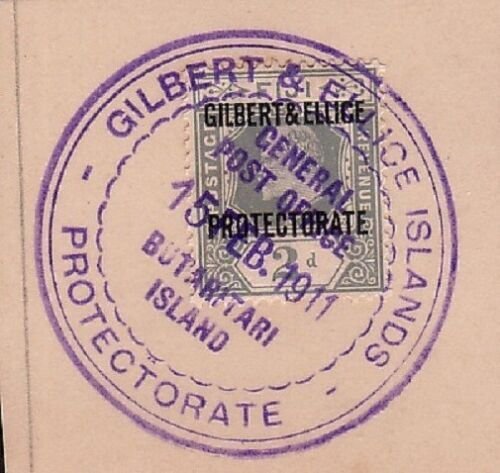 GILBERT & ELLICE IS EVII 2d on 1911 piece huge BUTARITARI cds..............30742 