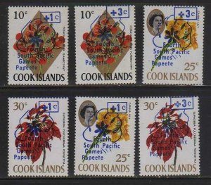 Cook Islands MNH sc# B8-13 Overprint