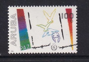 Aruba #23  MNH  1986  international peace year  100c