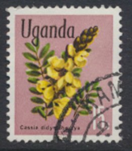 Uganda  SC# 133   SC# 117  Used  Flowers 1969   see scan