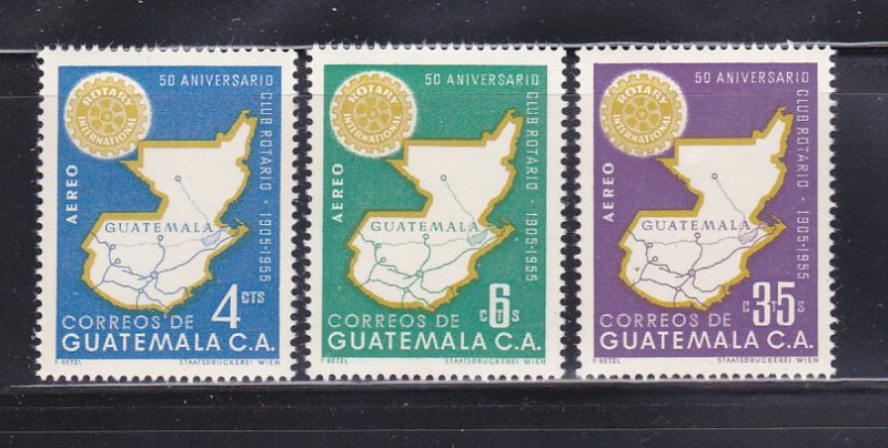 Guatemala C207-C209 Set MH Rotary International