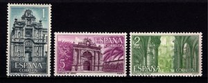 Spain 1966 St Mary's Carthusian Monastery Jerez, Set [Mint]