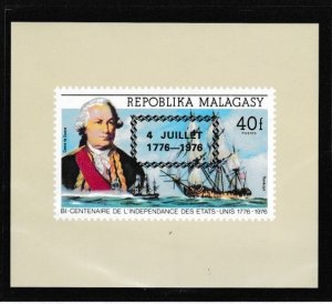 Malagasy # 564 American Bicentennial Mini Sheet Mint NH,