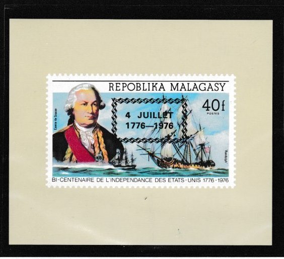 Malagasy # 564 American Bicentennial Mini Sheet Mint NH,