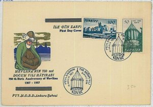 37108 - TURKEY TURKEY - POSTAL HISTORY: FDC COVER 1957 - KONYA-