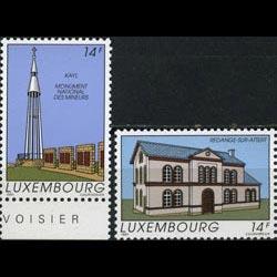 LUXEMBOURG 1991 - Scott# 853-4 Buildings Set of 2 NH