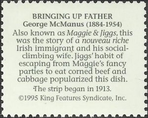 # 3000d MINT NEVER HINGED ( MNH ) BRINGING UP FATHER