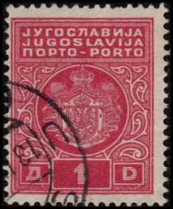 Yugoslavia J29 - Used - 1d Coat of Arms (No Imprint) (1931) (2)