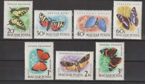 HUNGARY 1959 SG 1612/18 MNH Cat £15.65