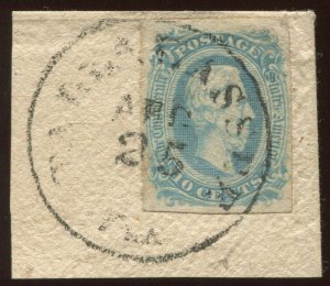 CSA 11a Used Stamp on Piece with Tallahassee Fla APR 25 Cancel BX5185