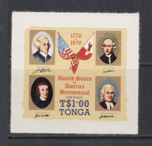 TONGA Sc# C198 MNH FVF '76 Bicent. Signers of US Declaration of Independ...