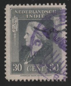 Netherlands Indies 259 Queen Wilhelmina 1945