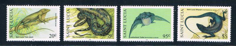 St Lucia 1102-05 MNH set Wildlife 1944 (S0926)