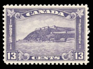 Canada #201 Cat$75, 1932 13c dull volet, never hinged