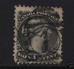 Canada #21 Used With Scarce #1 Numeral