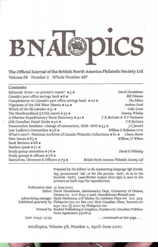 BNA Topics, Whole No. 487, Vol. 58, No. 2, Second Quarter...