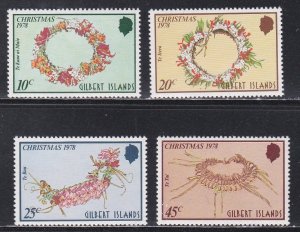 Gilbert Islands # 317-320, Christmas Garlands, Mint NH, 1/2 Cat.