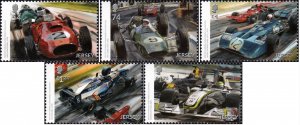 Jersey 2021 MNH Stamps Scott 2443/2451 Sport Racing Cars Race