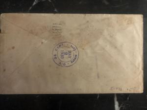 1930 Balboa Canal zone First Flight airmail cover FFC to Havana Cuba FAM 5