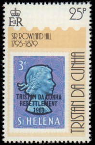 Tristan Da Cunha #260-262, Complete Set(3), 1979, Stamp on Stamp, Never Hinged