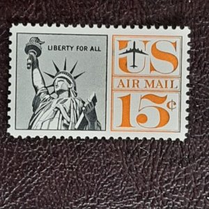 US Scott # c63; 15c Airmail from 1961; MNH, og; VF centering