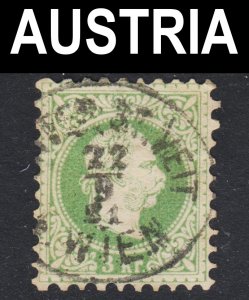 Austria Scott 28 F+ used with a beautiful SON cds.