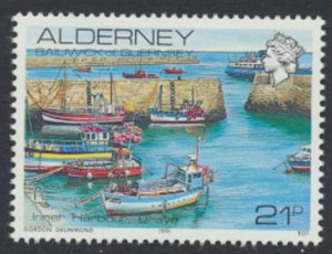 Alderney  SG A12b  SC# 43 Harbour  1991 imprint MNH  see scan